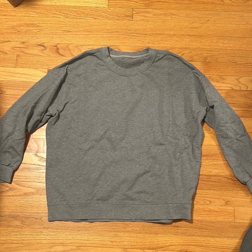 Lululemon Grey Perfectly Oversized Crewneck